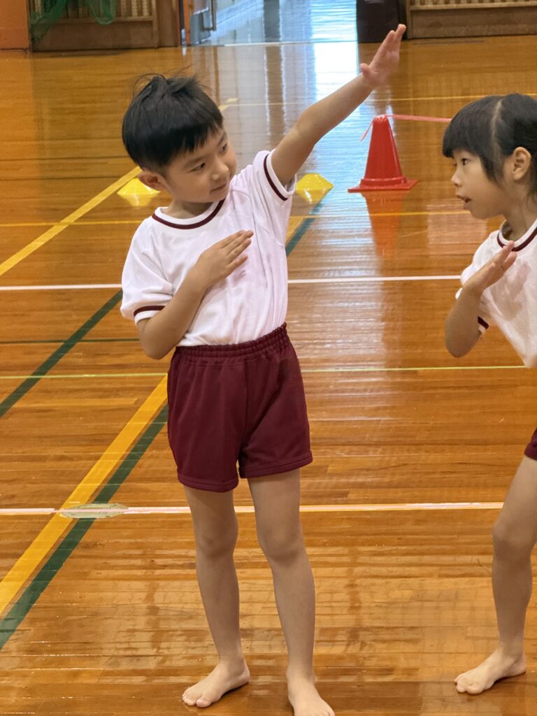 運動会予行練習